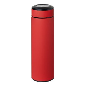 Вакуумный термос "Vacuum Flask C1", soft touch, 420мл, красный