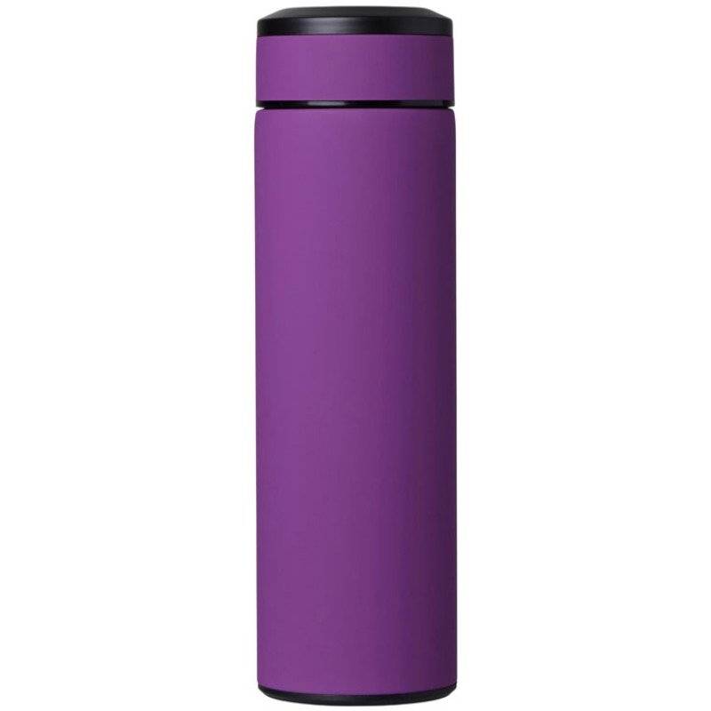 Вакуумный термос "Vacuum Flask C1", soft touch, 420мл, фиолетовый Вакуумный термос "Vacuum Flask C1", soft touch, 420мл, фиолетовый