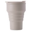 Силиконовый складной стакан "GoCup", бежевый