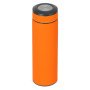 Вакуумный термос "Vacuum Flask C1", soft touch, 420мл, оранжевый