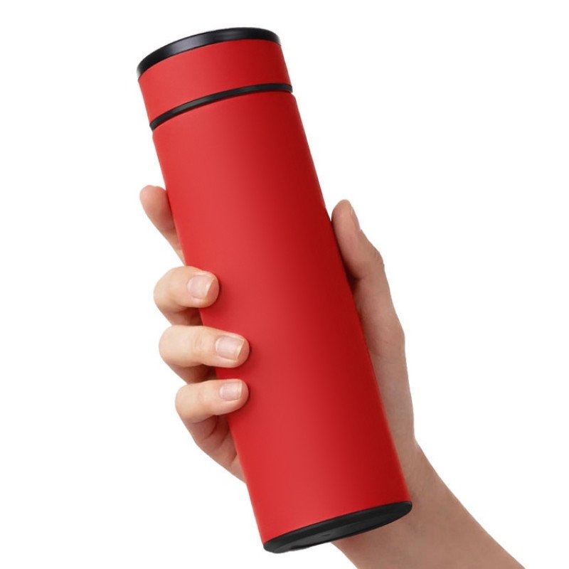Вакуумный термос "Vacuum Flask C1", soft touch, 420мл, красный Вакуумный термос "Vacuum Flask C1", soft touch, 420мл, красный