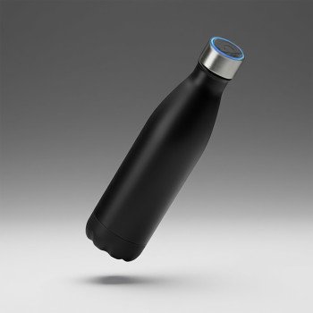 Вакуумная термобутылка с УФ-стерилизацией "Photon", черный, 500 мл
