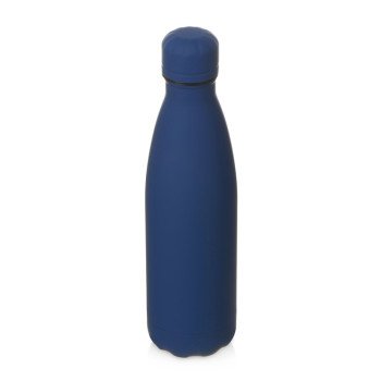 Вакуумная термобутылка "Vacuum bottle C1", soft touch, 500 мл, темно-синий