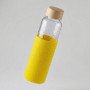 Бутылка для воды стеклянная "Refine", в чехле, 550 мл, желтый