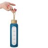 Бутылка из боросиликатного стекла "Hangy", 550 мл, индиго Бутылка из боросиликатного стекла "Hangy", 550 мл, индиго