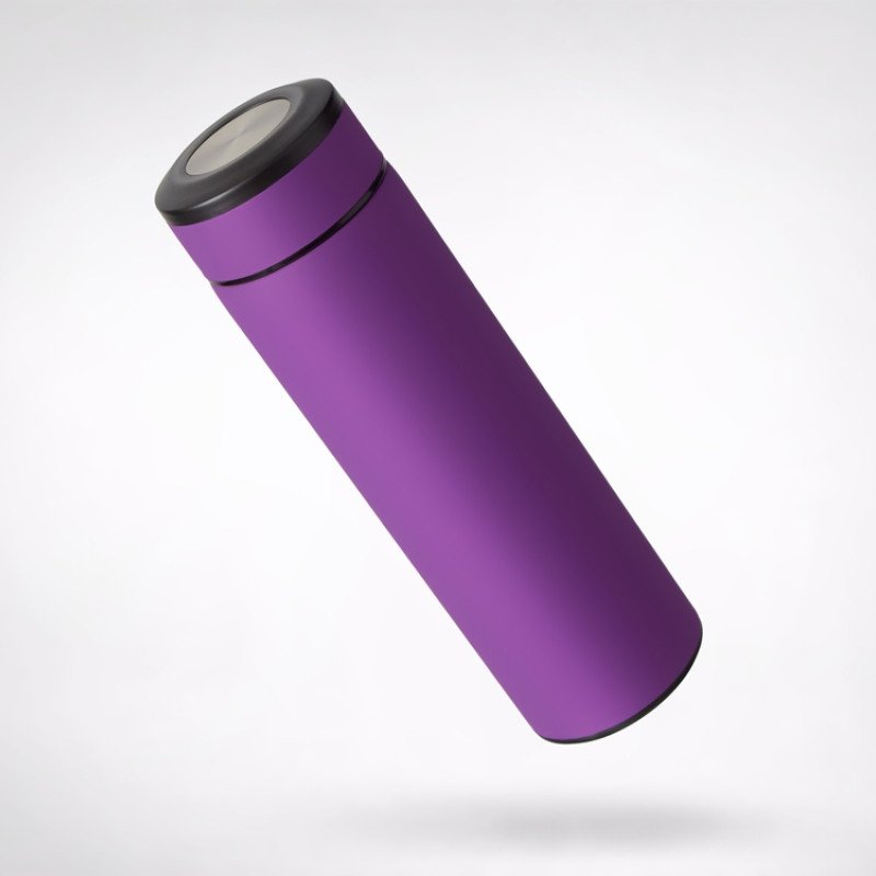 Вакуумный термос "Vacuum Flask C1", soft touch, 420мл, фиолетовый Вакуумный термос "Vacuum Flask C1", soft touch, 420мл, фиолетовый