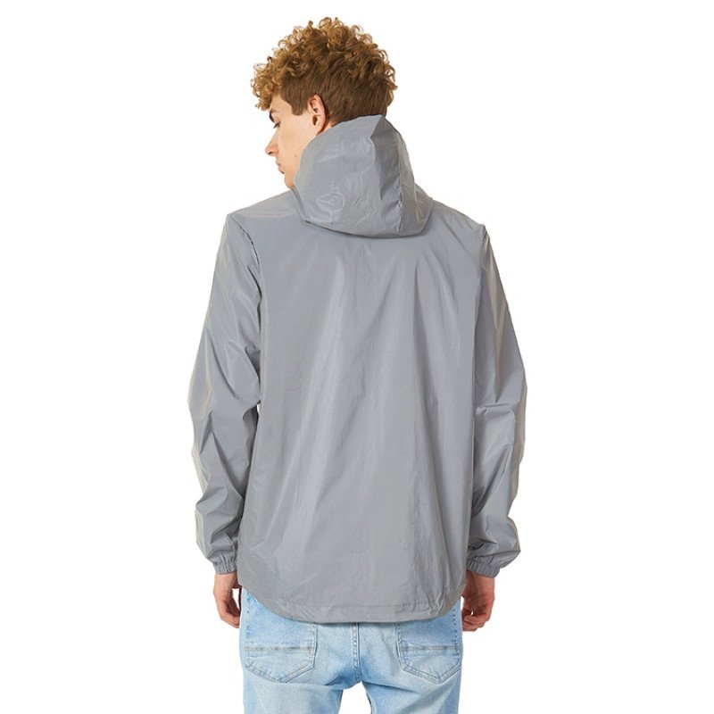 Ветровка светоотражающая 2XL, серебристый Ветровка светоотражающая 2XL, серебристый