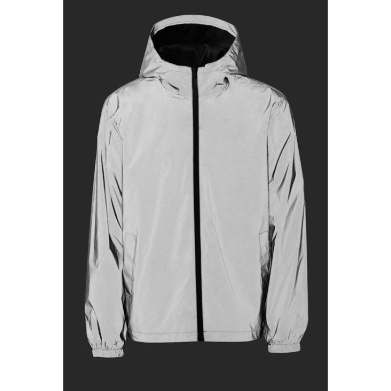 Ветровка светоотражающая 2XL, серебристый Ветровка светоотражающая 2XL, серебристый