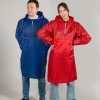 Дождевик - пончо "Galaxy" со светоотражающими элементами, красный Дождевик - пончо "Galaxy" со светоотражающими элементами, красный