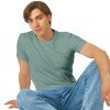Футболка HD Fit короткий рукав с эластаном, припылено-бирюзовый