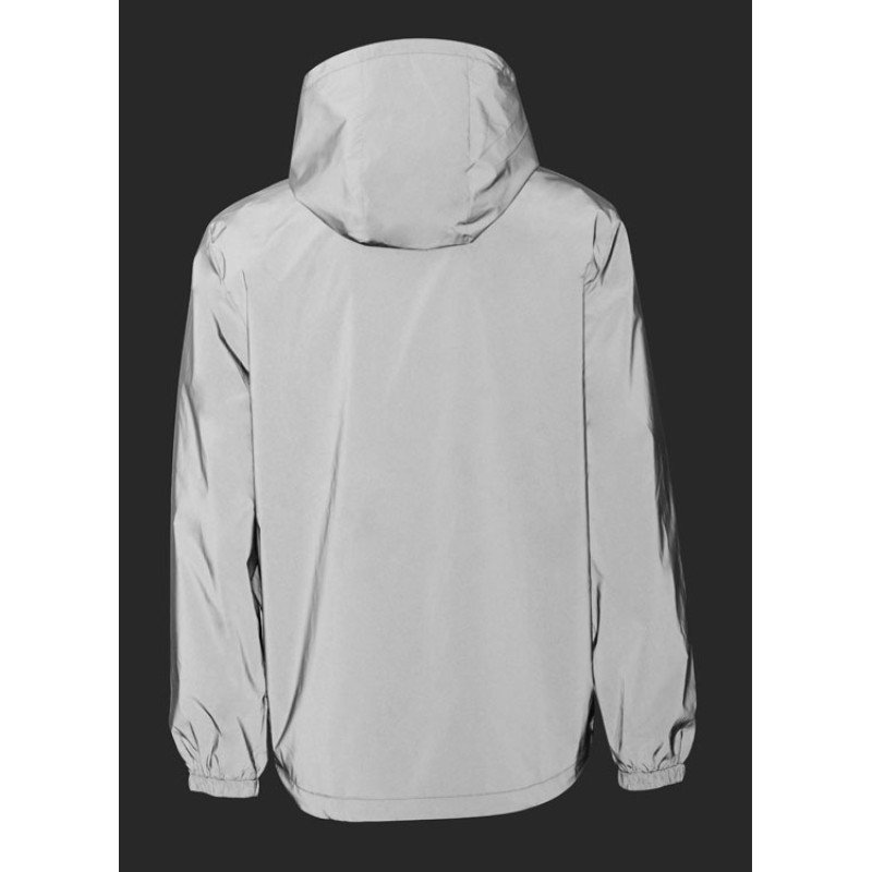 Ветровка светоотражающая 2XL, серебристый Ветровка светоотражающая 2XL, серебристый