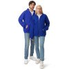 Толстовка оверсайз с капюшоном на молнии «Monaco», синий классический