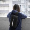 Сумка-слинг «Nomad» на одно плечо из водостойкого переработанного пластика, черный Сумка-слинг «Nomad» на одно плечо из водостойкого переработанного пластика, черный