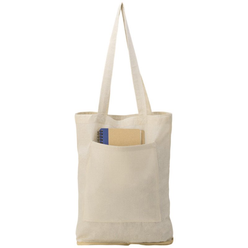 Складная сумка Jute из джута и хлопка, натуральный Складная сумка Jute из джута и хлопка, натуральный