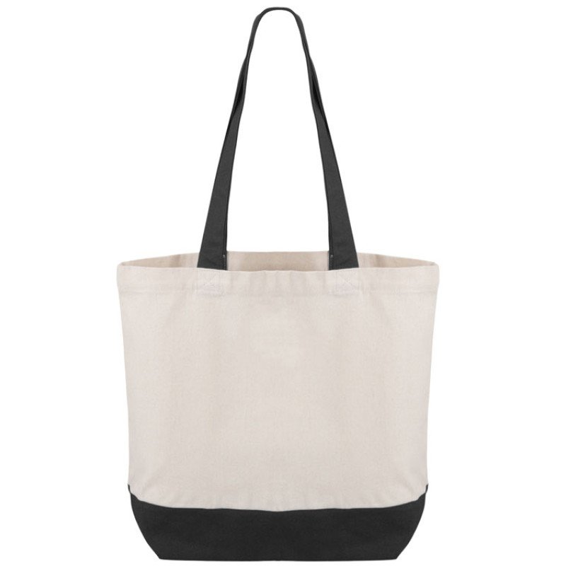 Сумка для шоппинга Cotton из переработанного хлопка 280 г, черный Сумка для шоппинга Cotton из переработанного хлопка 280 г, черный