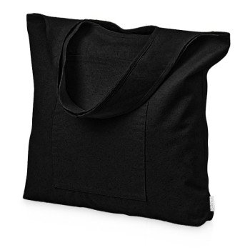 Сумка-шоппер Vest из хлопка 340 г/м2, черный