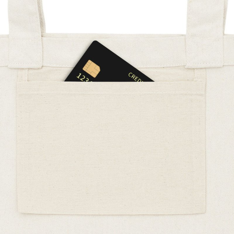 Сумка для шоппинга Cotton из переработанного хлопка 280 г, натуральный Сумка для шоппинга Cotton из переработанного хлопка 280 г, натуральный
