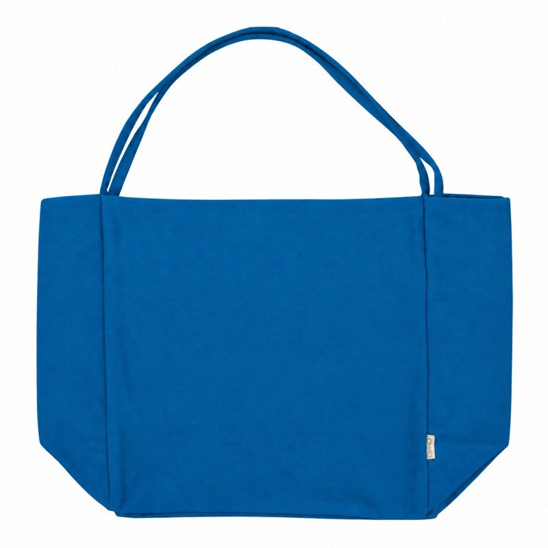 Шоппер-оверсайз Grossbag из переработанного хлопка 340 г, синий Шоппер-оверсайз Grossbag из переработанного хлопка 340 г, синий