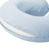 Подушка Basic из микрофибры с эффектом памяти U-shape, небесно голубой NEW