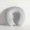 Подушка Basic из микрофибры с эффектом памяти U-shape, серый