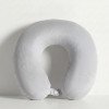 Подушка Basic из микрофибры с эффектом памяти U-shape, серый