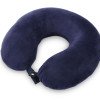 Подушка Basic из микрофибры с эффектом памяти U-shape, синий