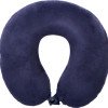 Подушка Basic из микрофибры с эффектом памяти U-shape, синий