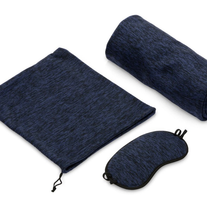 Набор для путешествия Comfort с пледом и маской, синий Набор для путешествия Comfort с пледом и маской, синий