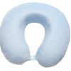 Подушка Basic из микрофибры с эффектом памяти U-shape, небесно голубой NEW