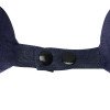 Подушка Basic из микрофибры с эффектом памяти U-shape, синий