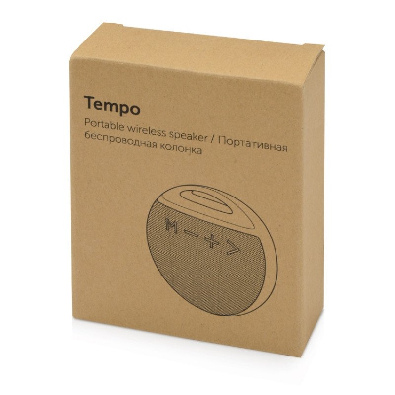 Портативная колонка «Tempo», белый Портативная колонка «Tempo», белый