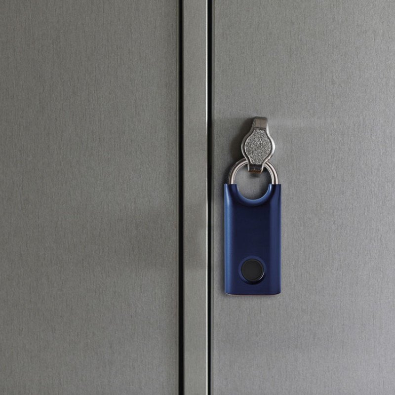 Замок с сенсором Noma Lock, темно-синий