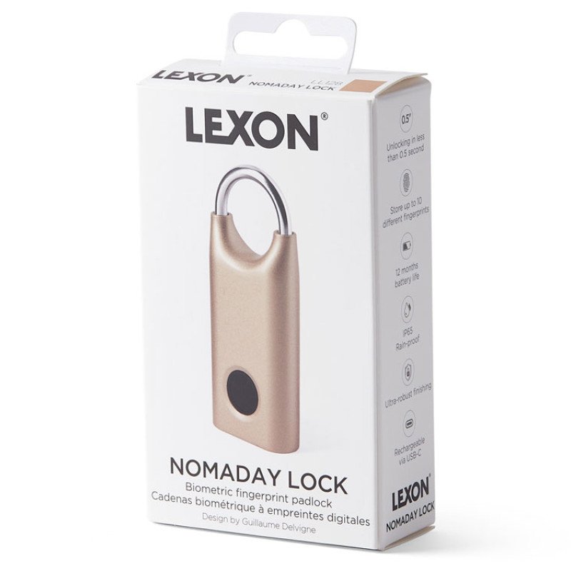Замок с сенсором Noma Lock, темно-серый
