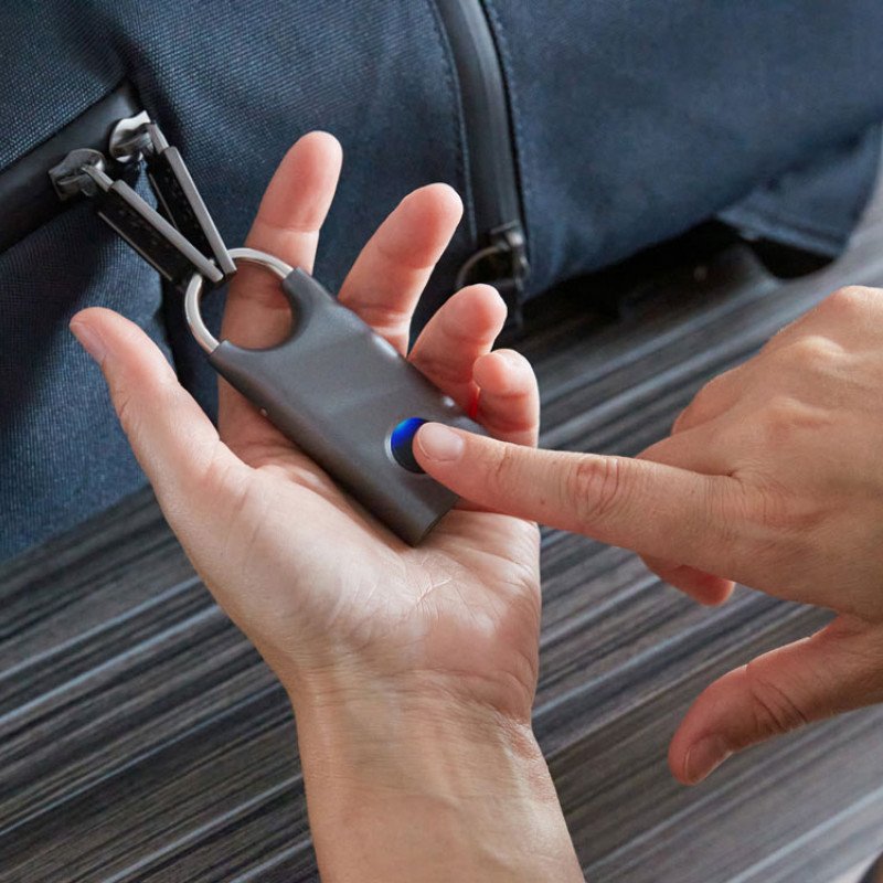 Замок с сенсором Noma Lock, темно-серый
