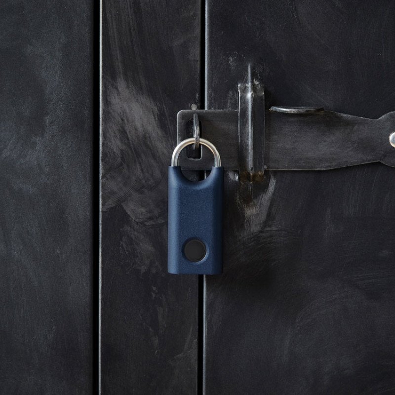 Замок с сенсором Noma Lock, темно-синий