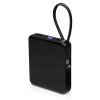 Внешний аккумулятор со встроенным кабелем USB-C «Дэнси», 5000 мАч, черный