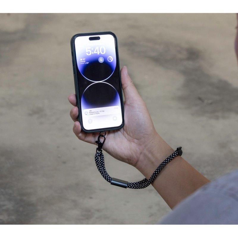 Ремешок-держатель для телефона на запястье «Lany Wristband Eco», серый Ремешок-держатель для телефона на запястье «Lany Wristband Eco», серый