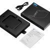 Внешний аккумулятор со встроенным кабелем USB-C «Дэнси», 5000 мАч, черный