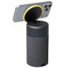 Колонка с беспроводной Magsafe-зарядкой для смартфона и наушников «Мьюзик», 15 Вт, черный