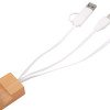 Универсальный кабель с подставкой 4-в-1 «Unicable», белый Универсальный кабель с подставкой 4-в-1 «Unicable», белый
