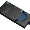 Внешний аккумулятор со встроенным кабелем USB-C «Дэнси», 5000 мАч, темно-синий