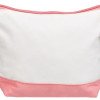 Косметичка хлопковая Cotton, белый/пыльно-розовый Косметичка хлопковая Cotton, белый/пыльно-розовый