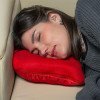 Плед для путешествий Flight в чехле с ручкой и карманом, темно-синий