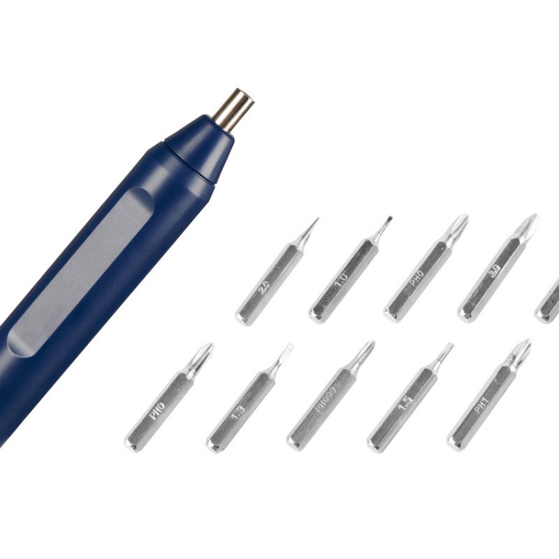 Отвертка "Drill" 10-в-1, синий