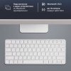 Беспроводная клавиатура Air Keyboard для MAC, Windows, 500 мАч, алюминий, белый, Deppa