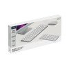 Беспроводная клавиатура Air Keyboard для MAC, Windows, 500 мАч, алюминий, белый, Deppa